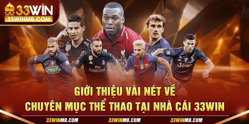 Giới thiệu vài nét về chuyên mục thể thao tại nhà cái 33WIN